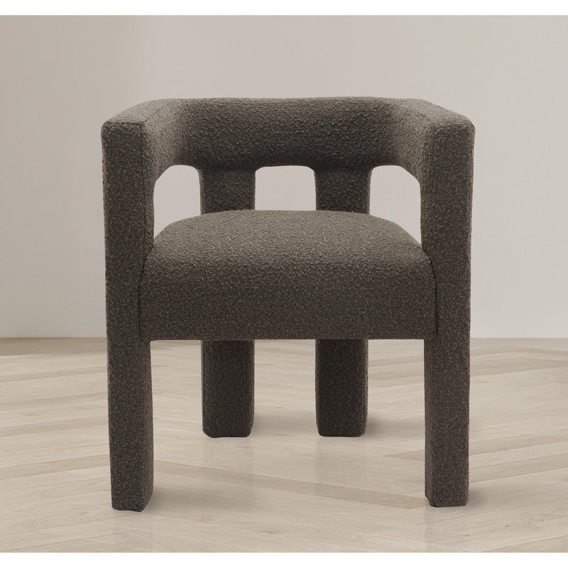 Meridian Athena Brown Boucle Fabric Accent/Dining Chair IMAGE 7