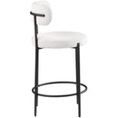 Meridian Beacon Cream Boucle Fabric Stool IMAGE 6