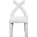 Meridian Xena Cream Boucle Fabric Accent/Dining Chair IMAGE 4