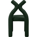 Meridian Xena Green Boucle Fabric Accent/Dining Chair IMAGE 3