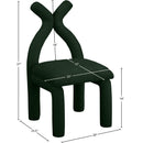 Meridian Xena Green Boucle Fabric Accent/Dining Chair IMAGE 8