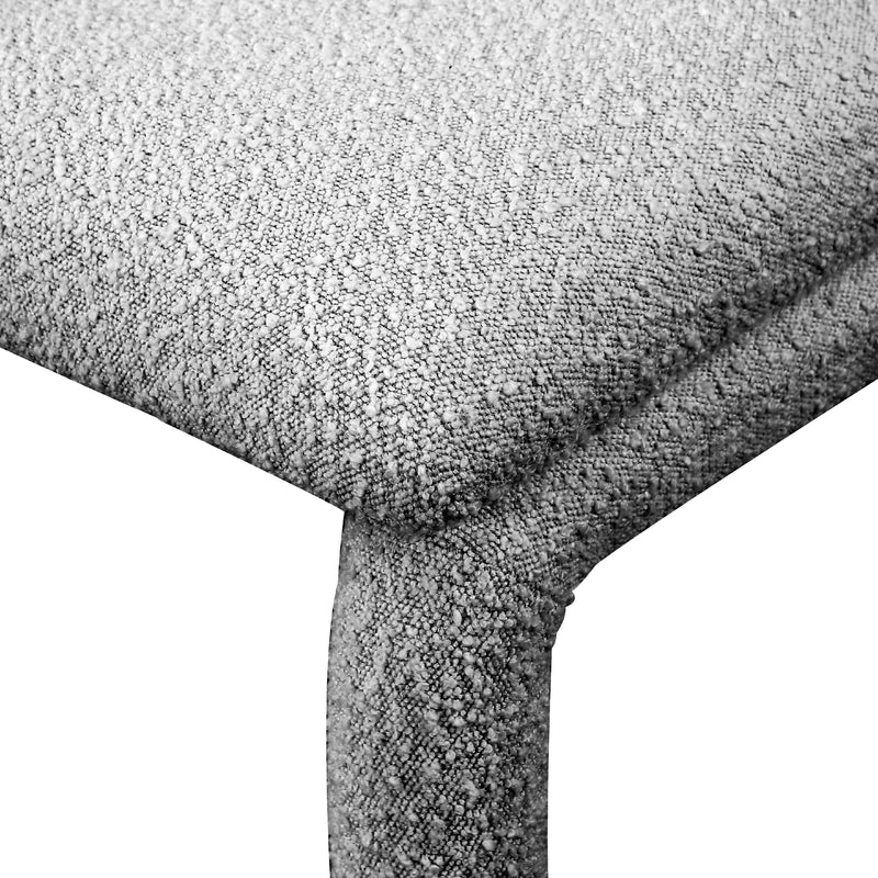 Meridian Xena Grey Boucle Fabric Accent/Dining Chair IMAGE 7