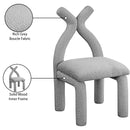 Meridian Xena Grey Boucle Fabric Accent/Dining Chair IMAGE 9