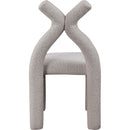 Meridian Xena Taupe Boucle Fabric Accent/Dining Chair IMAGE 3