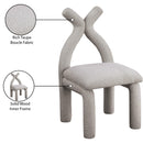 Meridian Xena Taupe Boucle Fabric Accent/Dining Chair IMAGE 9
