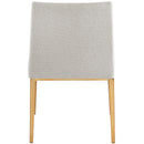 Meridian Haines Beige Polyester Fabric Dining Chair IMAGE 3