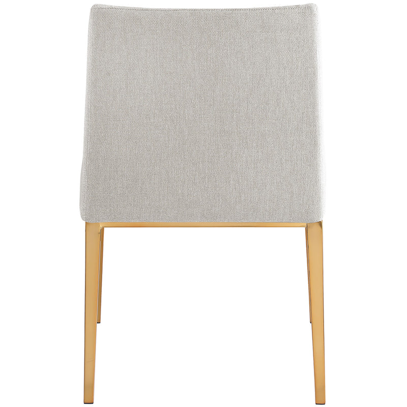 Meridian Haines Beige Polyester Fabric Dining Chair IMAGE 3