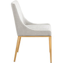 Meridian Haines Beige Polyester Fabric Dining Chair IMAGE 6