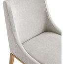 Meridian Haines Beige Polyester Fabric Dining Chair IMAGE 8