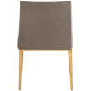 Meridian Haines Brown Polyester Fabric Dining Chair IMAGE 3