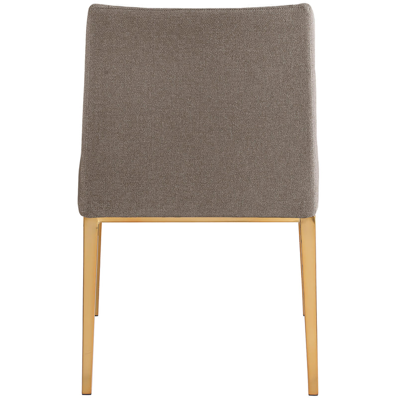 Meridian Haines Brown Polyester Fabric Dining Chair IMAGE 3