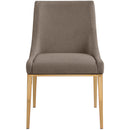 Meridian Haines Brown Polyester Fabric Dining Chair IMAGE 5