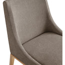 Meridian Haines Brown Polyester Fabric Dining Chair IMAGE 8