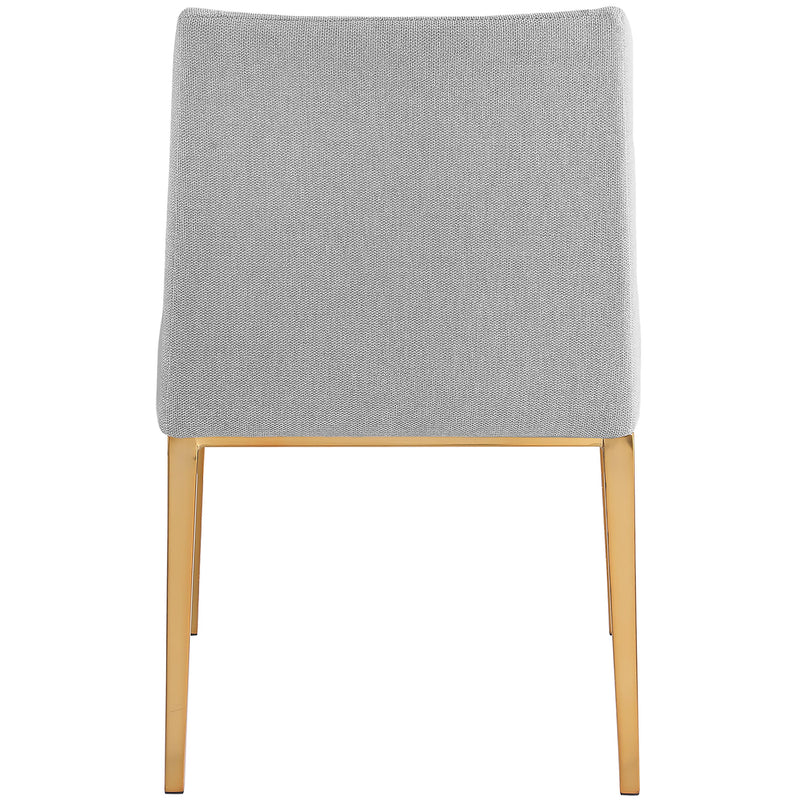 Meridian Haines Grey Polyester Fabric Dining Chair IMAGE 3