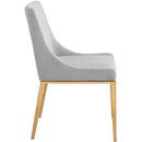 Meridian Haines Grey Polyester Fabric Dining Chair IMAGE 6