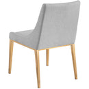 Meridian Haines Grey Polyester Fabric Dining Chair IMAGE 7