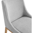 Meridian Haines Grey Polyester Fabric Dining Chair IMAGE 8