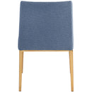 Meridian Haines Navy Polyester Fabric Dining Chair IMAGE 3