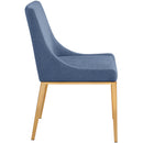 Meridian Haines Navy Polyester Fabric Dining Chair IMAGE 6
