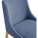 Meridian Haines Navy Polyester Fabric Dining Chair IMAGE 8