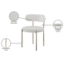 Meridian Beacon Cream Boucle Fabric Dining Chair IMAGE 9