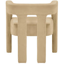 Meridian Athena Camel Velvet Dining Chair IMAGE 3