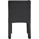 Meridian Kai Black Boucle Fabric Dining Chair IMAGE 6