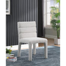 Meridian Kai Cream Boucle Fabric Dining Chair IMAGE 2