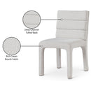 Meridian Kai Cream Boucle Fabric Dining Chair IMAGE 9