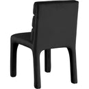 Meridian Kai Black Velvet Dining Chair IMAGE 3