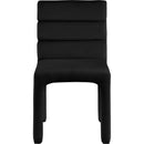 Meridian Kai Black Velvet Dining Chair IMAGE 5