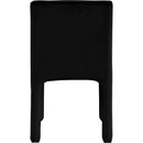 Meridian Kai Black Velvet Dining Chair IMAGE 6