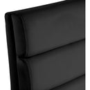 Meridian Kai Black Velvet Dining Chair IMAGE 7