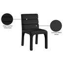 Meridian Kai Black Velvet Dining Chair IMAGE 9