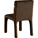 Meridian Kai Brown Velvet Dining Chair IMAGE 3