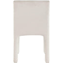Meridian Kai Cream Velvet Dining Chair IMAGE 6
