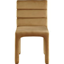 Meridian Kai Saddle Velvet Dining Chair IMAGE 5