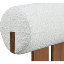 Meridian Dario Cream Boucle Fabric Dining Chair IMAGE 7