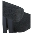 Meridian Dario Black Boucle Fabric Dining Chair IMAGE 7