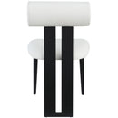 Meridian Dario Cream Vegan Leather Dining Chair IMAGE 2