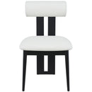 Meridian Dario Cream Vegan Leather Dining Chair IMAGE 4