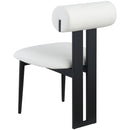 Meridian Dario Cream Vegan Leather Dining Chair IMAGE 6