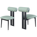 Meridian Dario Mint Vegan Leather Dining Chair IMAGE 9