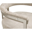 Meridian Marcello Beige Velvet Dining Chair IMAGE 7