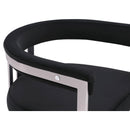 Meridian Marcello Black Velvet Dining Chair IMAGE 7