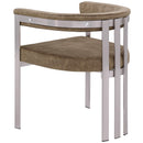Meridian Marcello Brown Velvet Dining Chair IMAGE 6
