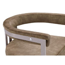 Meridian Marcello Brown Velvet Dining Chair IMAGE 7