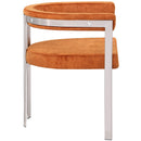 Meridian Marcello Cognac Velvet Dining Chair IMAGE 5