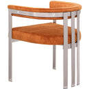 Meridian Marcello Cognac Velvet Dining Chair IMAGE 6