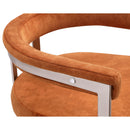 Meridian Marcello Cognac Velvet Dining Chair IMAGE 7